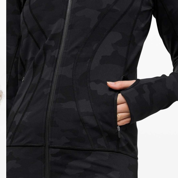 Lululemon In Stride Jacket Heritage 365 Camo Deep Coal Multi Size 4 - Picture 9 of 10